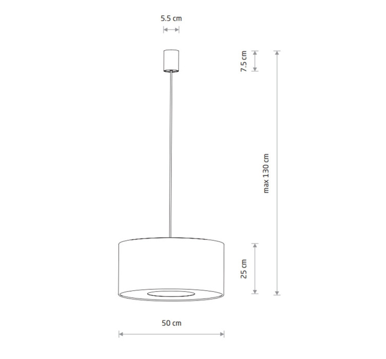 Підвісний світильник, люстра Nowodvorski 11674 Lago M E27 1x25W IP20 сірий8
